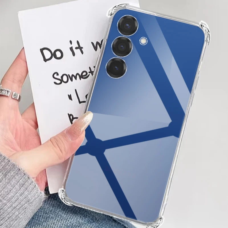 HD Clear Phone Case For Samsung Galaxy S25 S24 S23 S22 S21 S20 Pro Ultra 5G FE Plus + Edge  S25+ Soft TPU Transparent Back Cover