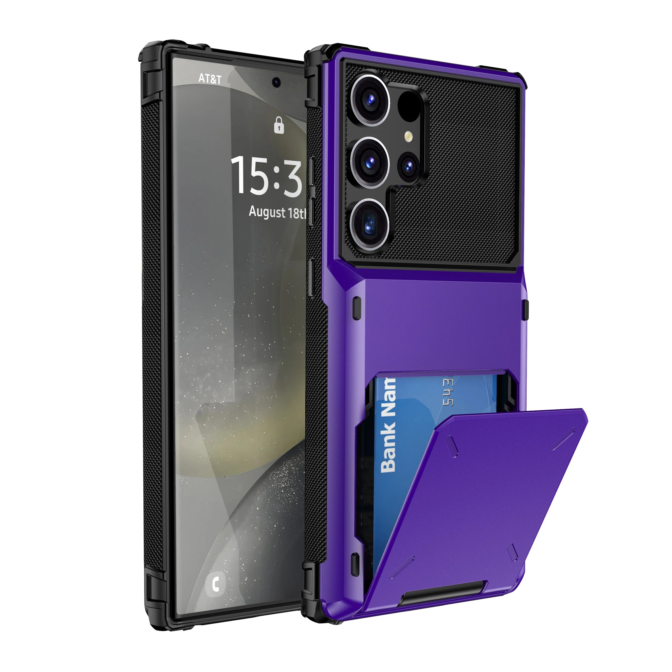 Wallet Card Slots Case for Samsung Galaxy S26 S25 S24 S23 S22 S21 S20 S10 Nore 20 10 FE Ultra Edge Plus Phone Cover Shockproof