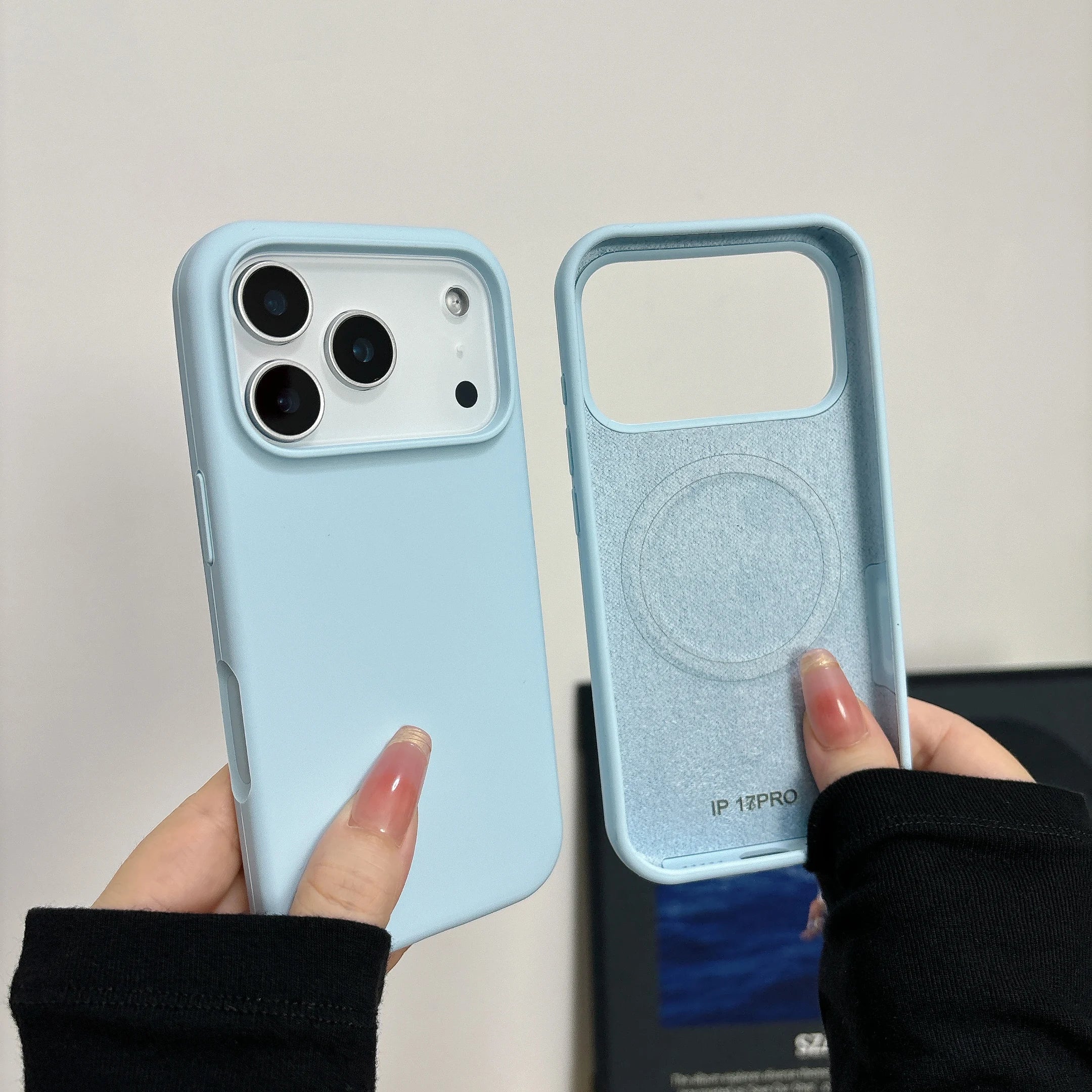 Liquid Silicone Magnetic For Magsafe Case For iPhone 17 Air 17E 16 15 14 13 12 11 Pro Max Plus Wireless Charge Matte Solid Cover
