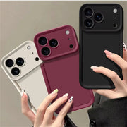 Soft Bumper Soft Silicone Phone Cases For iPhone 17 16 15 13 11 12 14 Pro Max Plus Air Cover Camera Protection Shockproof Case