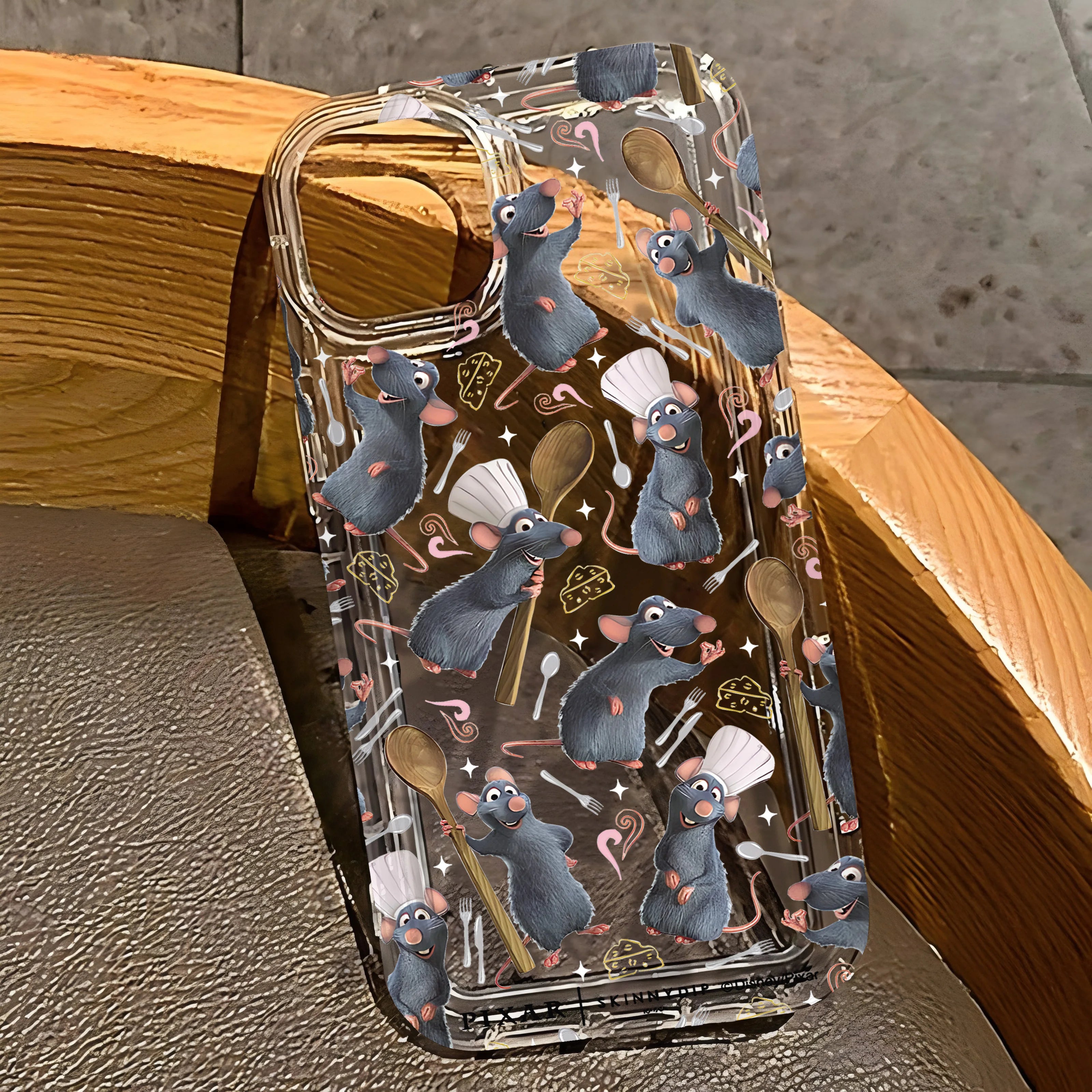 Cartoon Ratatouilles Phone Case for iPhone 17 16e 16 15 14 13 12 11 Pro Max 7 8 Plus X XR XSMax Airbag Anti Fall Clear