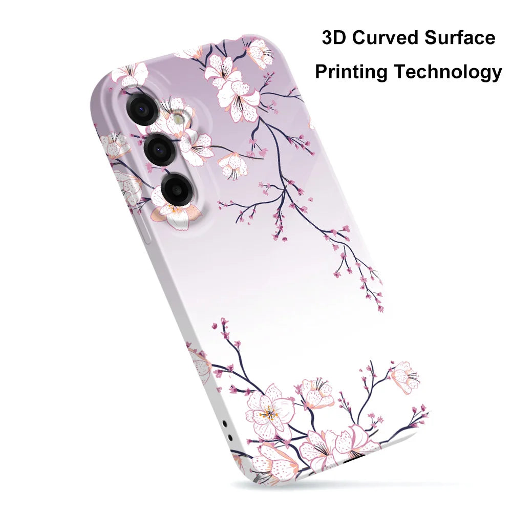 Pretty Wintersweet Phone Case For Samsung Galaxy A57 A37 A17 A56 A36 A26 A16 A06 A55 A35 A25 A15 A05 4G 5G Film Hard Cover