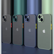 New Armor Bumper Shockproof Phone Case For iPhone 15 11 12 13 Mini 14 Pro XR X Xs Max 7 8 Plus SE 2020 Silicone Hard Cover \';[p