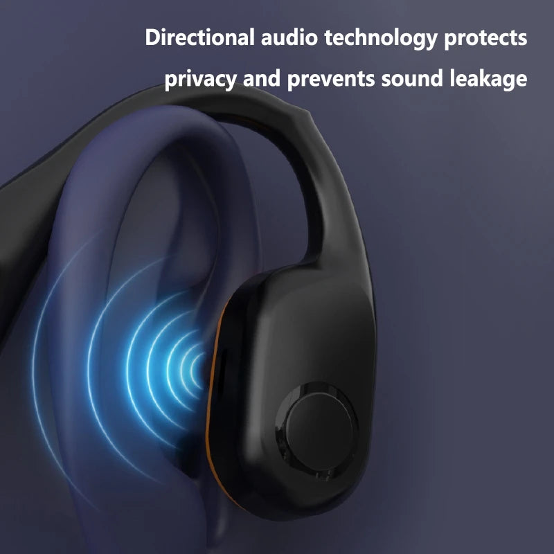 NEW Open-Ear Bone Conduction Bluetooth Headphones with Extra-Long Battery Life Perfect for Running, Cycling Swimming Sports