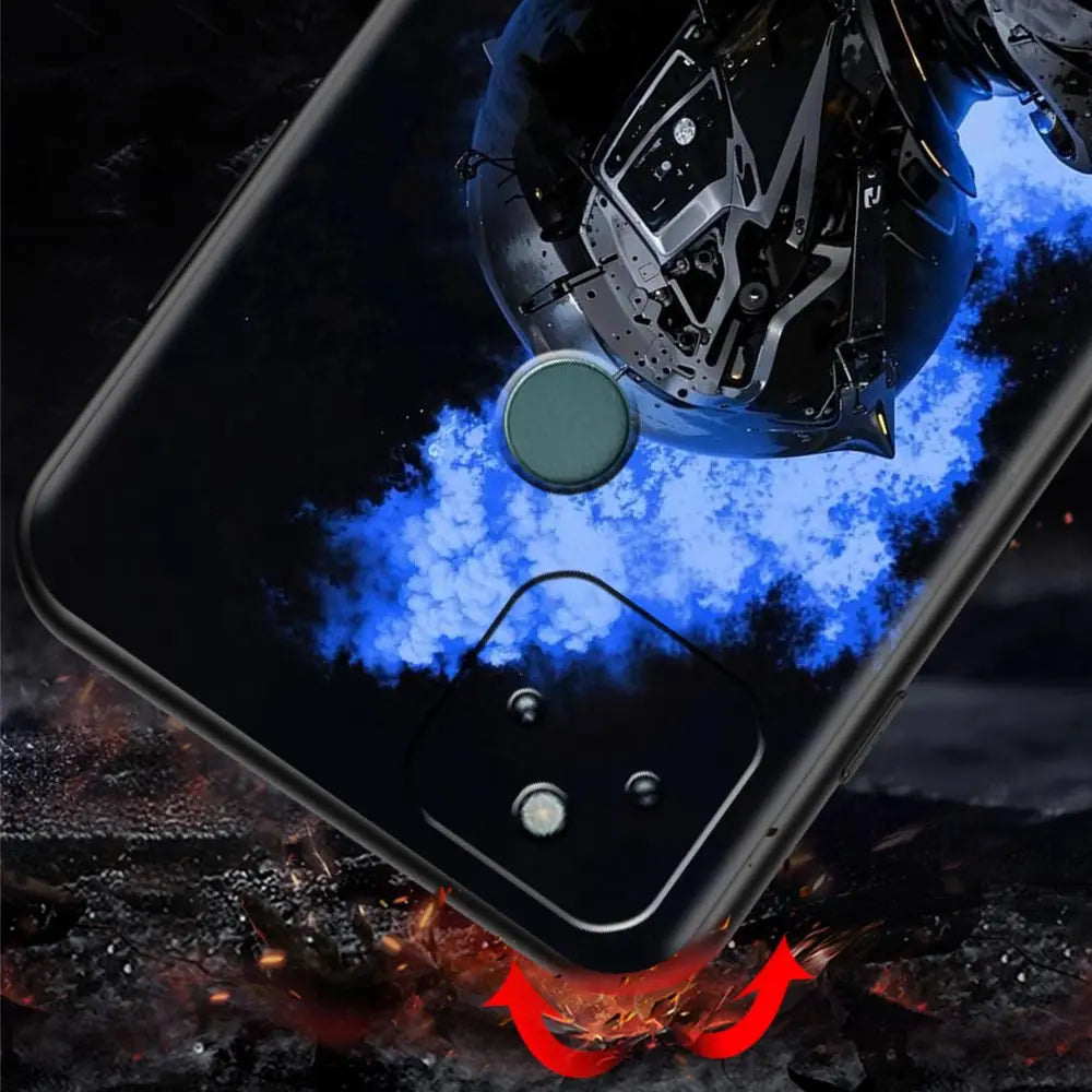 Phone Case Cover for Google Pixel 10 9 8 7 6 9A 8A 7A 6A Pro Shockproof Soft TPU 10 9 Pro XL Shell Capas Motorcycle Rider Fundas