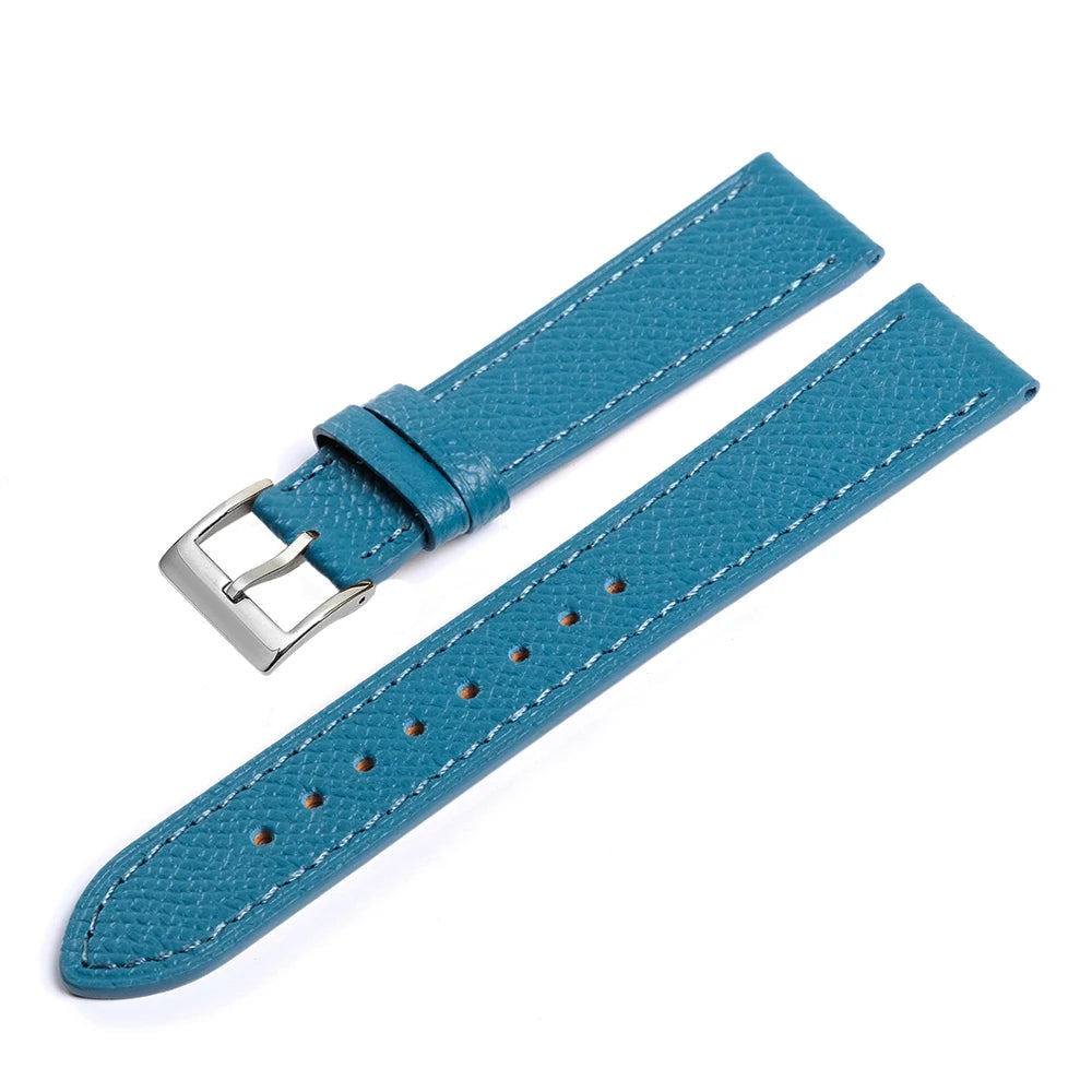 Epsom Leather Watch Straps 14mm 16mm 18mm 20mm Wacthbands Palm Pattern Cowhide Watch Accessories Wristband