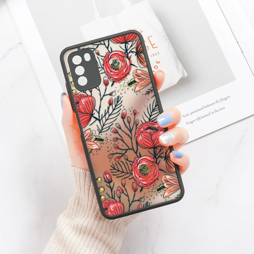 A52 Case For Samsung Galaxy A53 5G Funda A54 A34 A32 A33 A71 A51 S20 FE A50 A13 A22 A21S S21 S23 Ultra S22 Matte Covers Coques