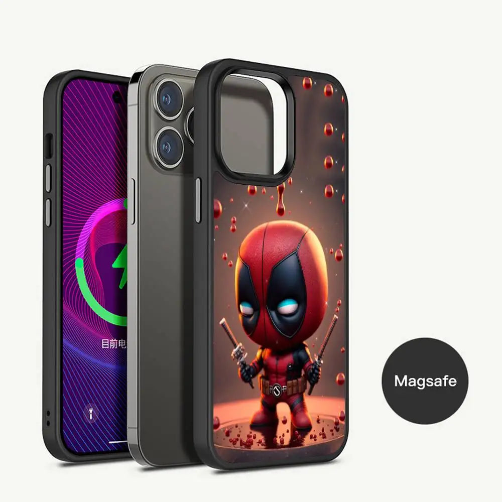 Movie IronMan Phone Case Magnetic Case For iPhone 17 16 14 13 12 11 15 Pro Max Plus For Magsafe Wireless Charge Cover