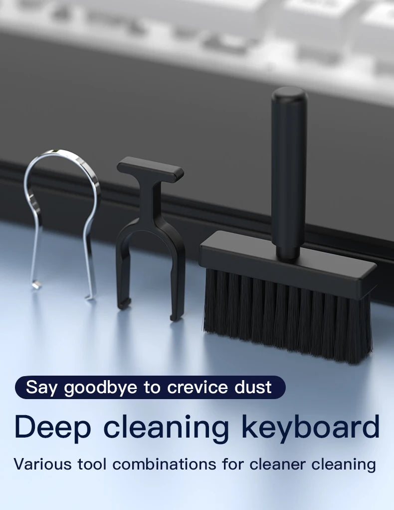 Cleaning Set: Computer Keyboard Cleaning Brush, Headphones, IPad, Mobile Phone Cleaning Pen, Keyboard, Camera Cleaning Brush