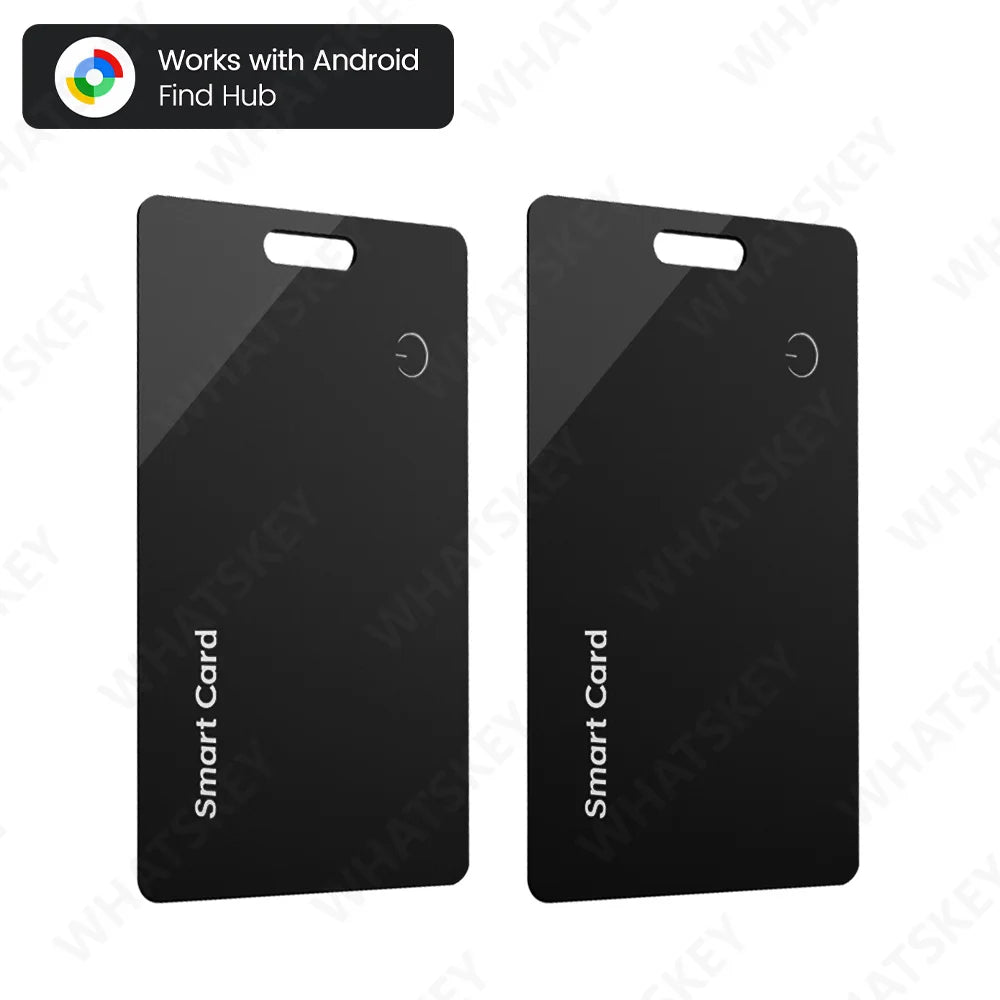 Ultra Thin Global GPS Android Tracker Card Wireless Charging Waterproof Smart Wallet Tracker Card with Google Find My Device App