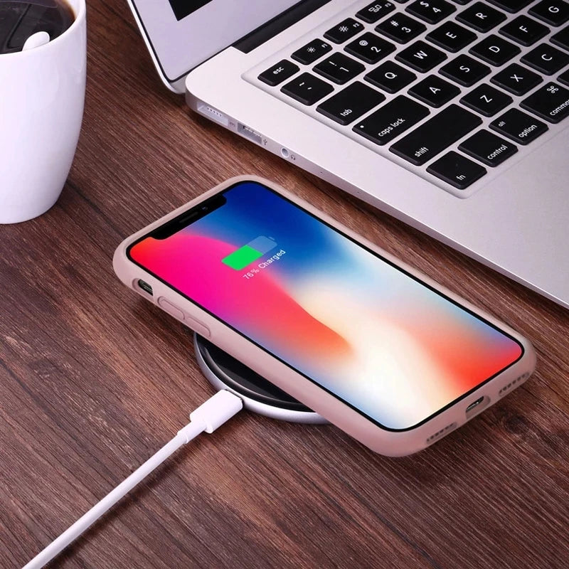 Liquid Silicone Case for IPhone 17 16 15 14 13 12 11 Pro Max Phone Style Protective With Box CoverCover