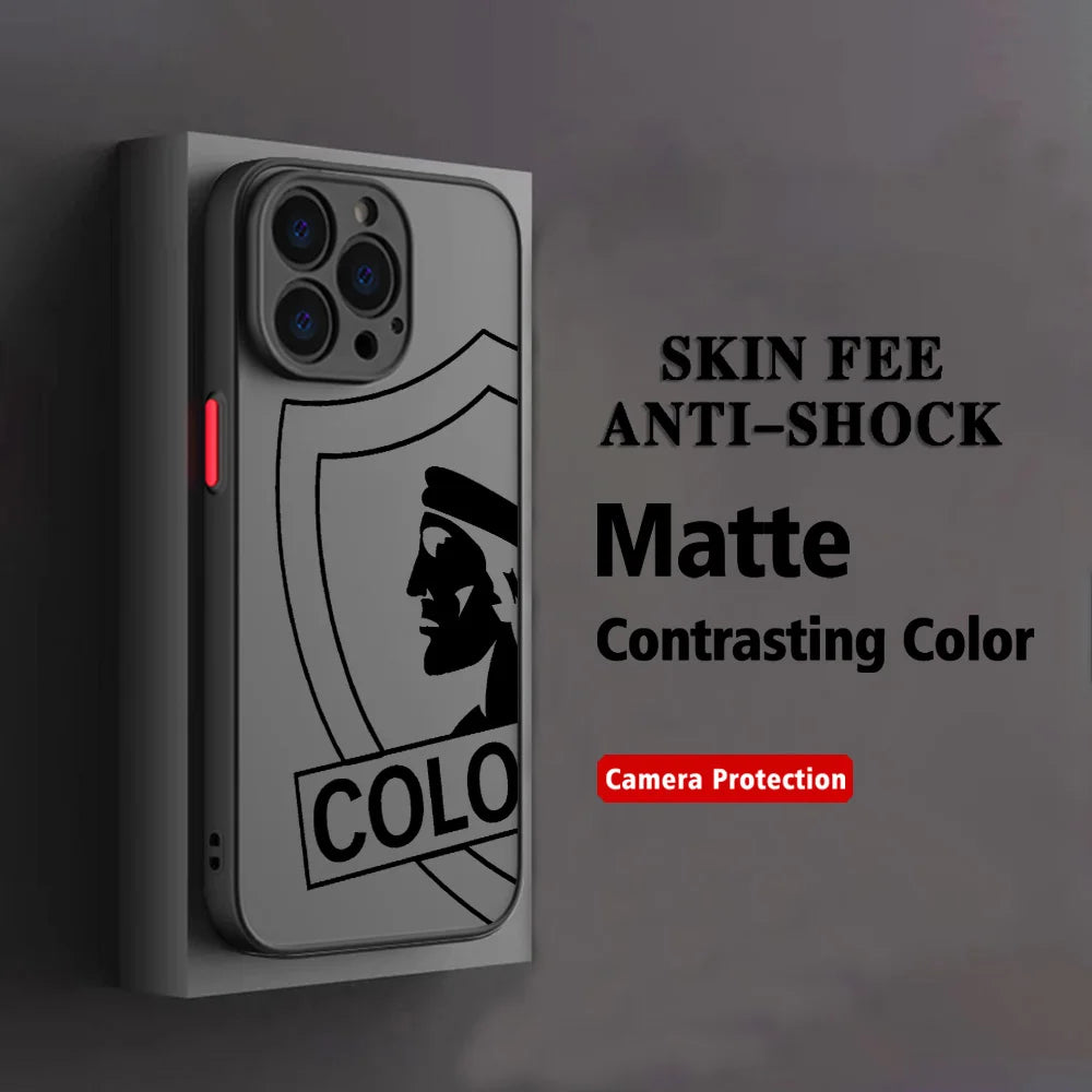Phone Case For New Club Social Y Deportivo Colo iPhone 17e 17 16e 16 15 14 13 12 11 Mini Pro Air  Max XSMax  Plus Matte Clear