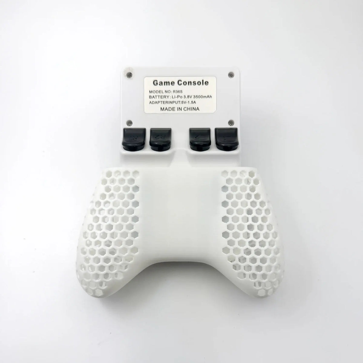 3D Printed Grip For R36S Console DIY Ergonomic Grip Handle R36 S Accessories Hollow Honeycomb Design More Comfortable Controller