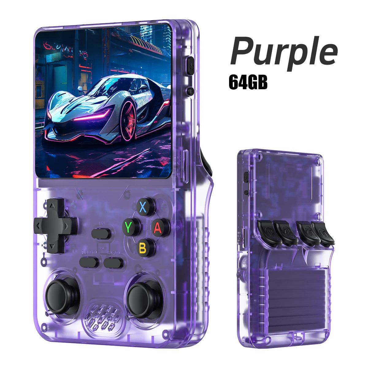 Retro Handheld Game Console RX6S 3 5 Inch IPS Screen 64GB  Portable Gaming Device with Built in Games