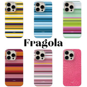 Fragola New Coloful Stripes Phone Case for iPhone 17 16 15 14 13 12 11 Air Pro Max X XS XR XSMax 7 8 Plus Glossy Film Hard PC