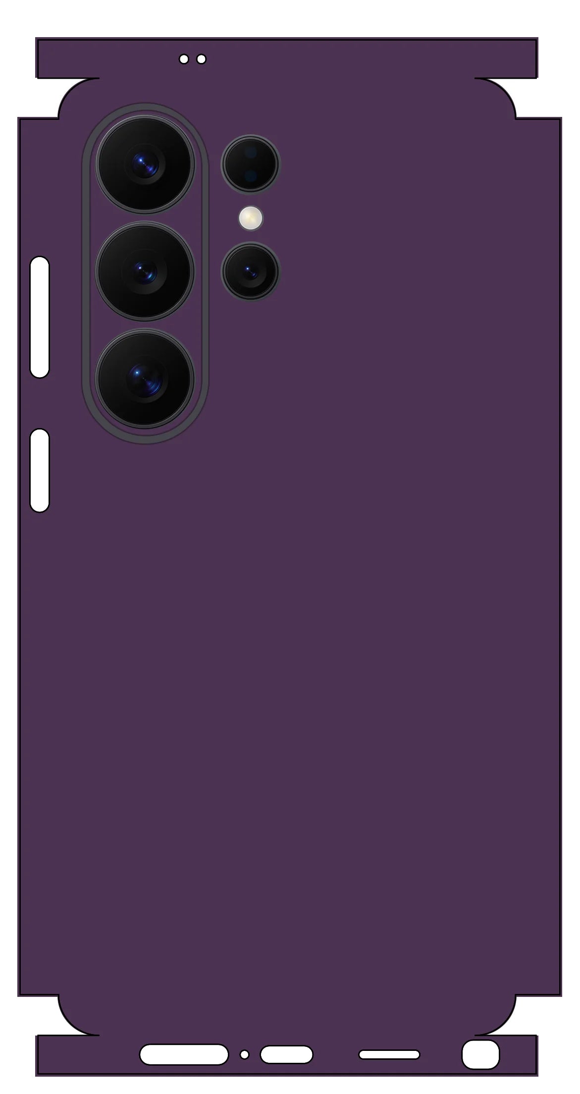 MX005 Sticker Skin for Samsung S26 S25 S24 Ultra Phone Skin Wrap Back Film S26Plus Frame Camera Protective Decal