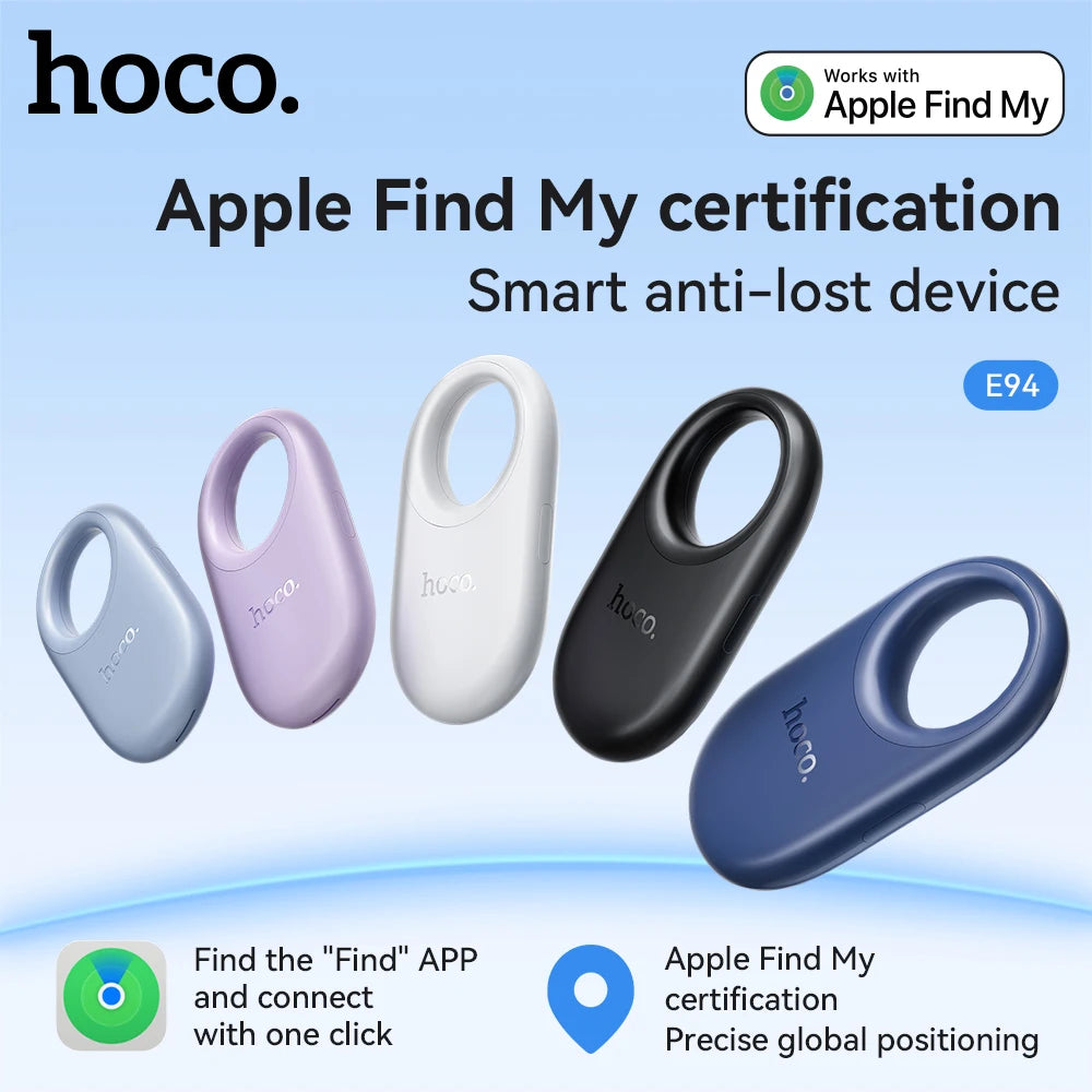 E94 Airtag GPS Intelligent Positioning Pet Key Tracker Smart Anti-lost Device with Case Tracking Find My Elderly Kids For iPhone