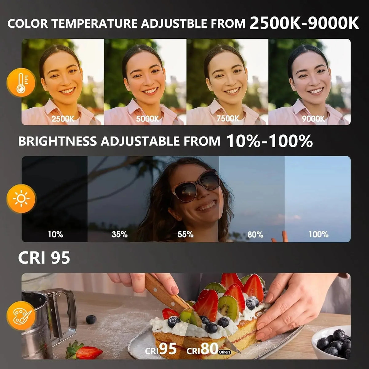 Magnetic Selfie Light for MagSafe iPhone 360° LED Ring Fill Light with Mirror Perfect for Selfies Vlog and Video Calls