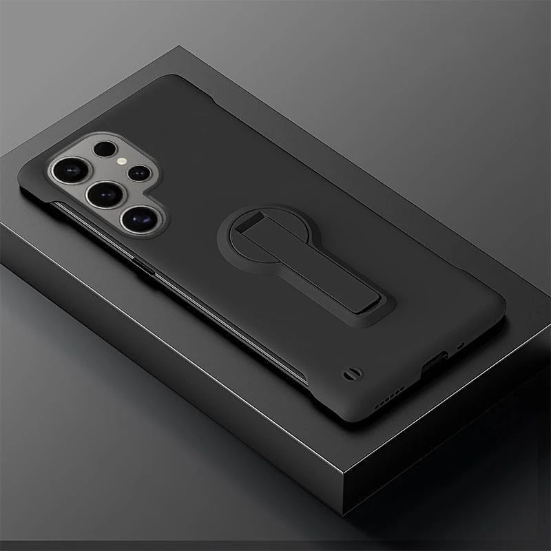 Phone Case For Samsung Galaxy S25 Edge S24 S23 S22 S21 S20 FE S10 Note 20 Ultra 10 Plus Cover Thin Frameless Holder Protector