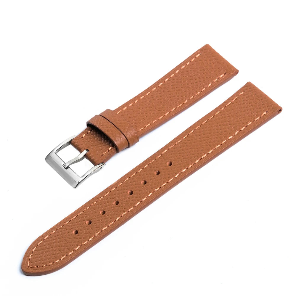 Epsom Leather Watch Straps 14mm 16mm 18mm 20mm Wacthbands Palm Pattern Cowhide Watch Accessories Wristband