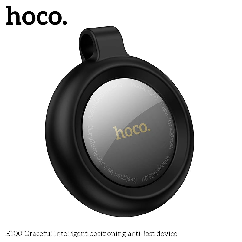 HOCO E100 Smart GPS Tracker Mini Tag Anti-Lost Device with Case for iOS Apple Find My App Car Key Pet Kids Thin Locator Finder