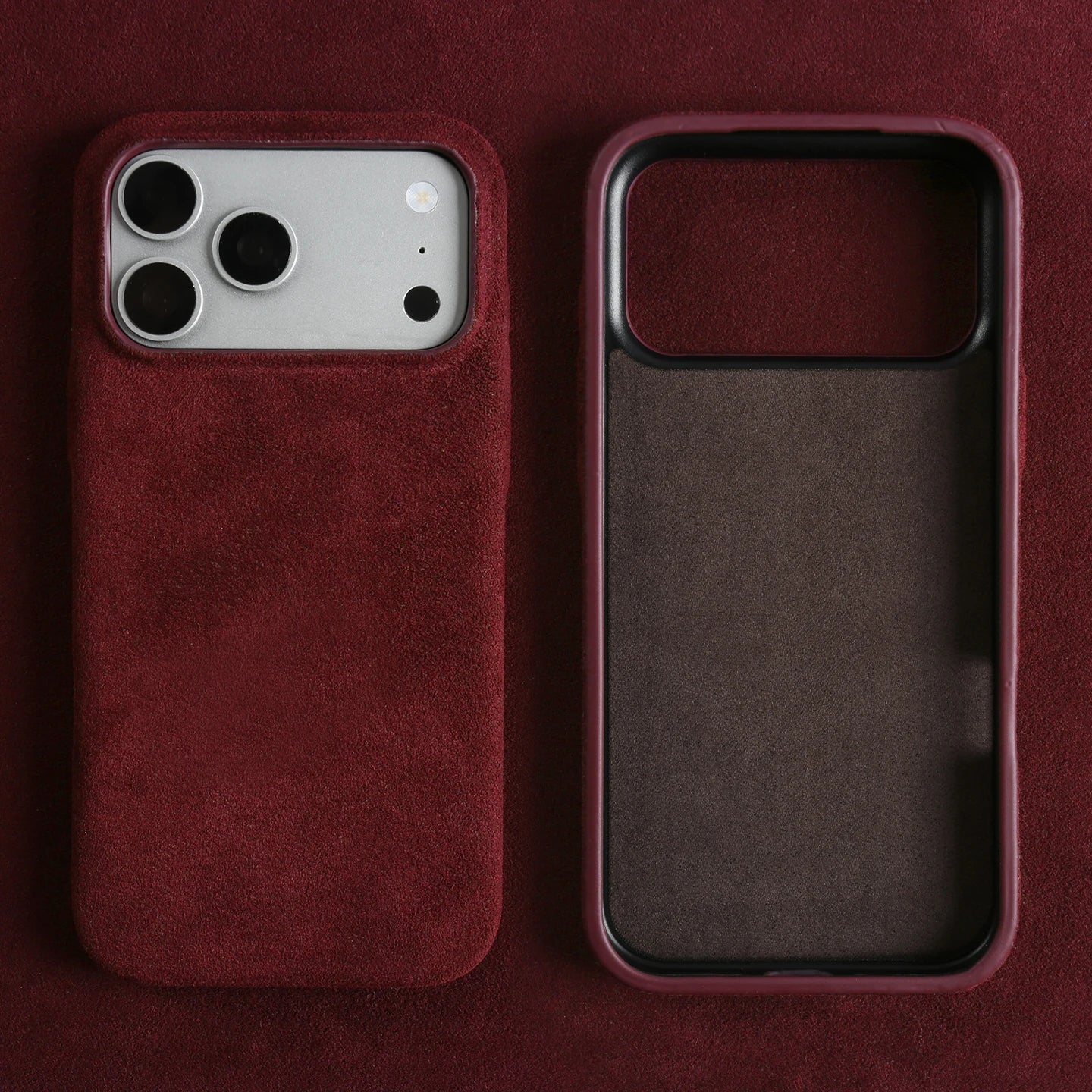 For Alcantara Premium Phone Case For iphone 17 Pro Max Air 16e 16 15 14 Plus 13 12 Mini 11 XR XS Max 7 8 Back Cover Case Shell
