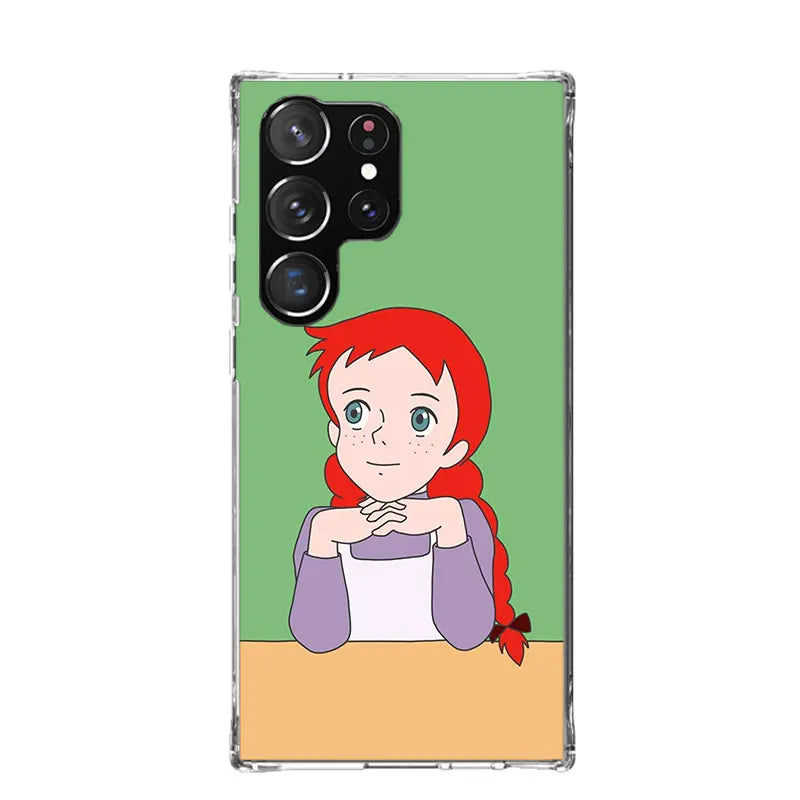 A-Anne Of Green Gables Shirley Phone Case For Samsung Galaxy S26 S25 Edge S24 S23 FE S22 Ultra S21 Plus S20 + Fundas Cover Coque