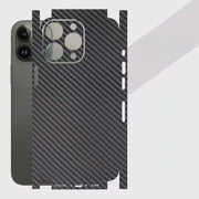 2PCS/LOT Carbon Skin Sticker For iPhone 17 16 15 14 13 Pro Max Mini Plus Back Cover Stickers Protection Film