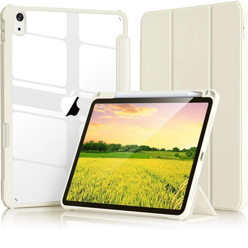 Smart Case for iPad A16 A19 12th 11th Gen 2026 2025 2024 Air11 13 M4 M3 Air 8 7 6 Air 5 4 Pro11 13 M4 M5 M2 10th 9 8 7 10.2 10.5