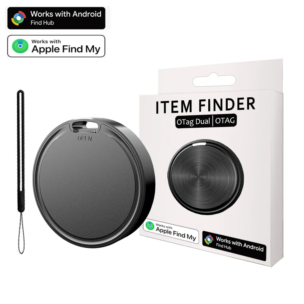 Mini Global GPS Locator Real-time Position Tracker Dual OS Compatible with iOS Android Anti Lost Item Finder for Bag Key Pet Car