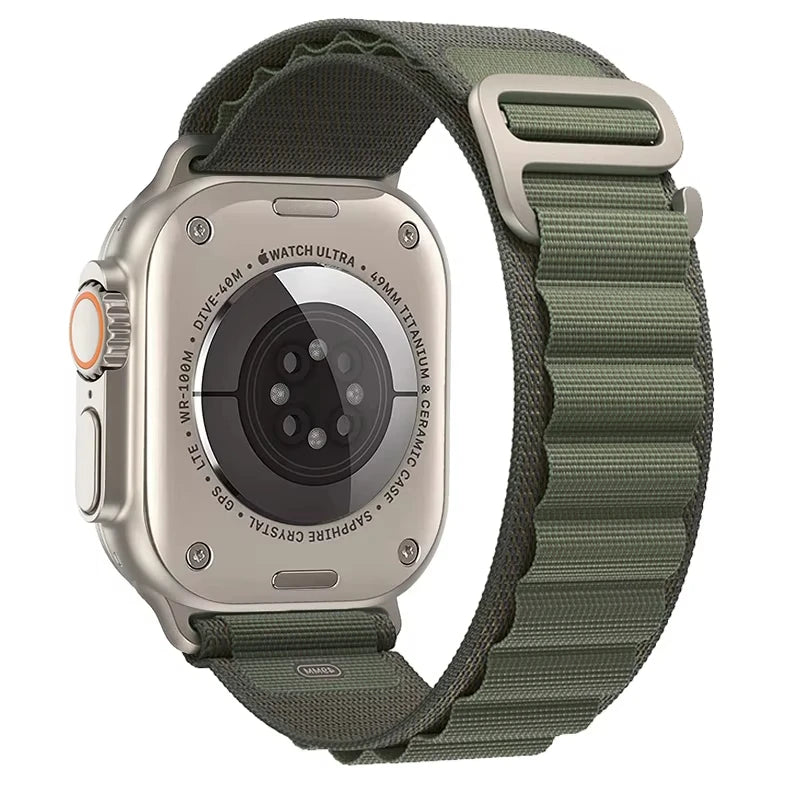 Alpine Loop Strap for Apple Watch Band Ultra 3 2 49mm 46mm 45mm 44mm 41mm 46mm 42mm Bracelet iWatch Series 11 10 9 8 7 6 5 SE 3