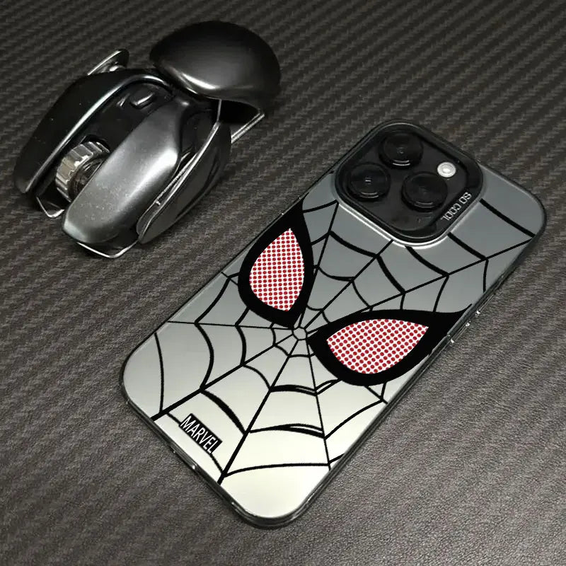 Marvels Spidermans Eye Phone Case For iPhone 17 17e 16e 16 15 14 13 12 11 mini Pro Max X XR XSMAX 8 7 Air Plus Anti Fall Matte