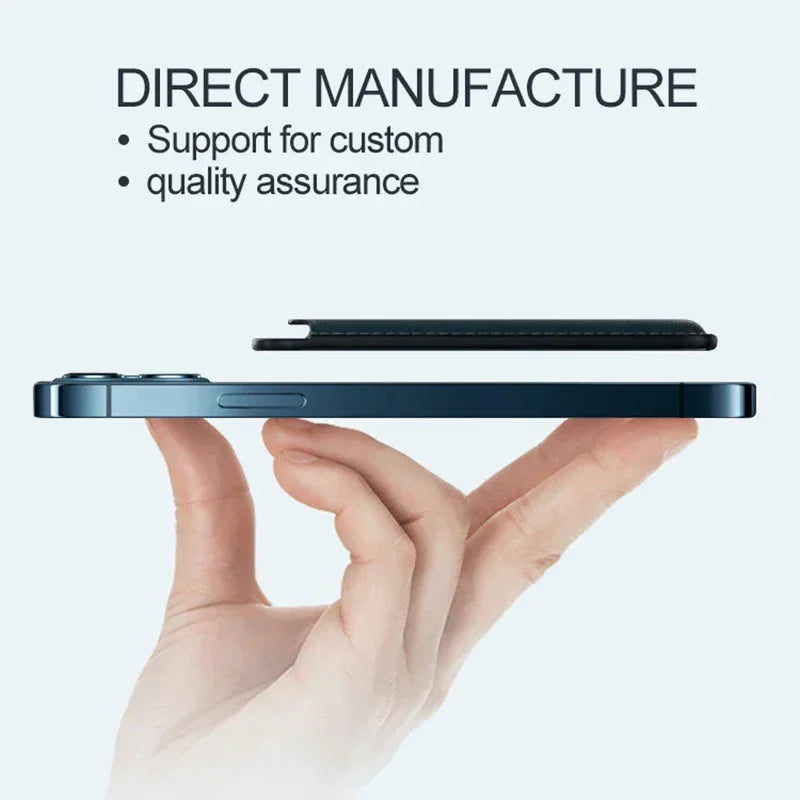 For Magsafe Accessories Magnetic Wallet Holder Leather Case For iPhone 13 12 14 15 16 17 Pro Max Card Holder Phone Purse Cover