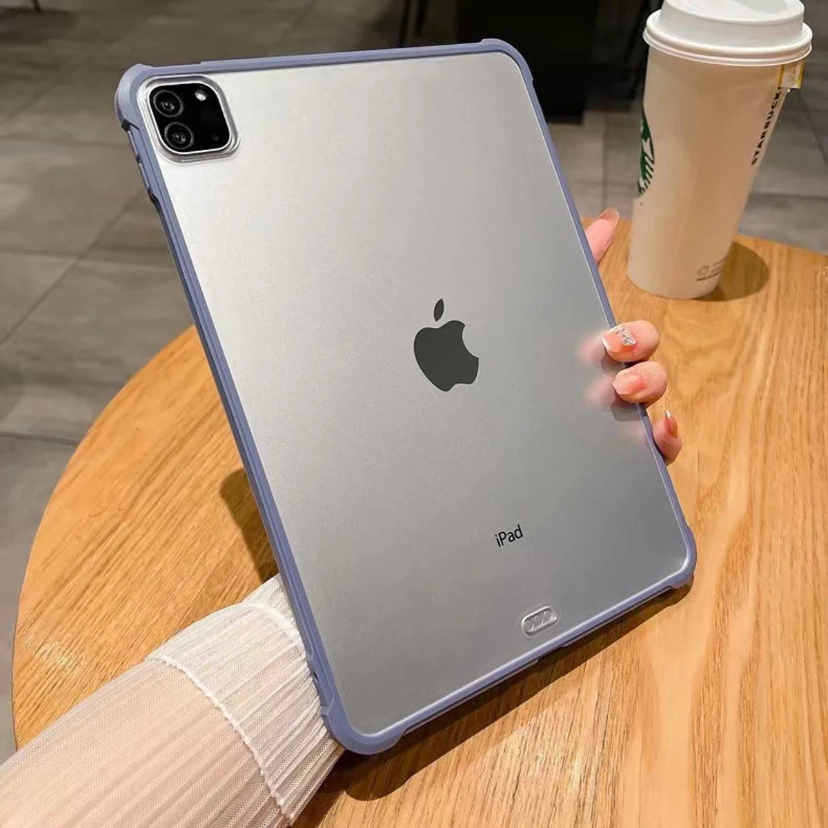 Translucent Matte Case For iPad Case Air Pro 2025 13 11 12.9 Cases 4 5 6 7 8 9 10 Generation 10.2 10.9 inch Mini Funda Cover