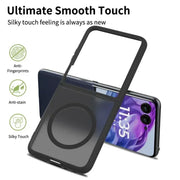 Luxury Matte Magnetic Charge Phone Case For Motorola Moto Razr 60 50 Ultra Razr + 2025 2024 2022 Skin Feel Shockproof Fold Cover
