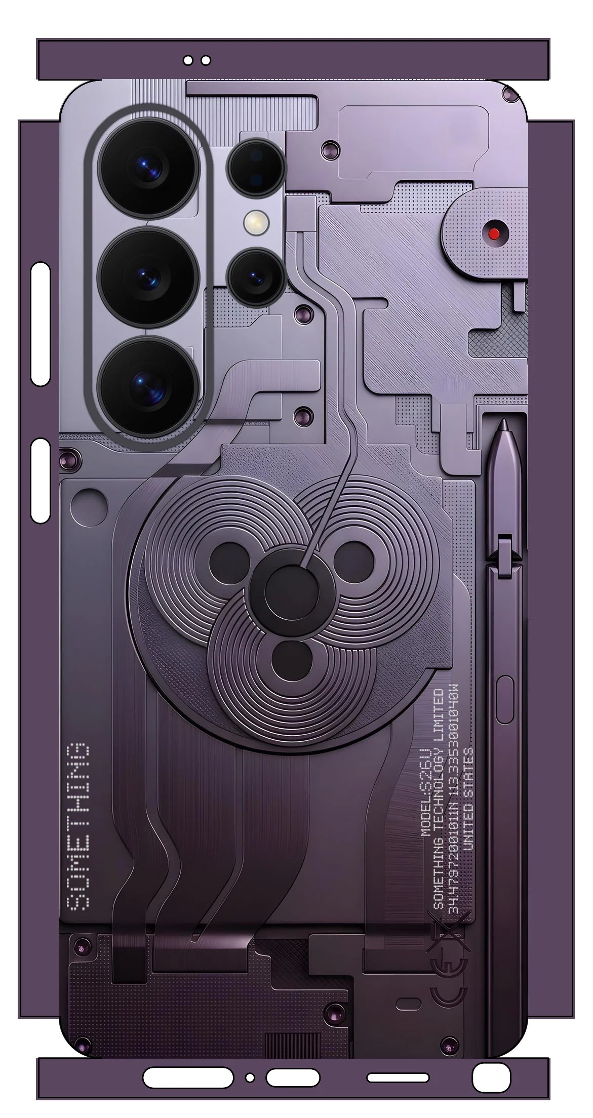 MX005 Sticker Skin for Samsung S26 S25 S24 Ultra Phone Skin Wrap Back Film S26Plus Frame Camera Protective Decal