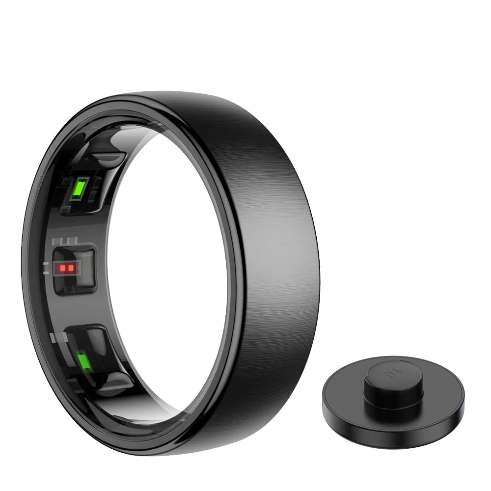 Smart Ring R10 Gesture Control Heart Rate Body Temperature Blood Oxygen Sleep Monitor 5ATM Waterproof Multi Sport Smart Ring