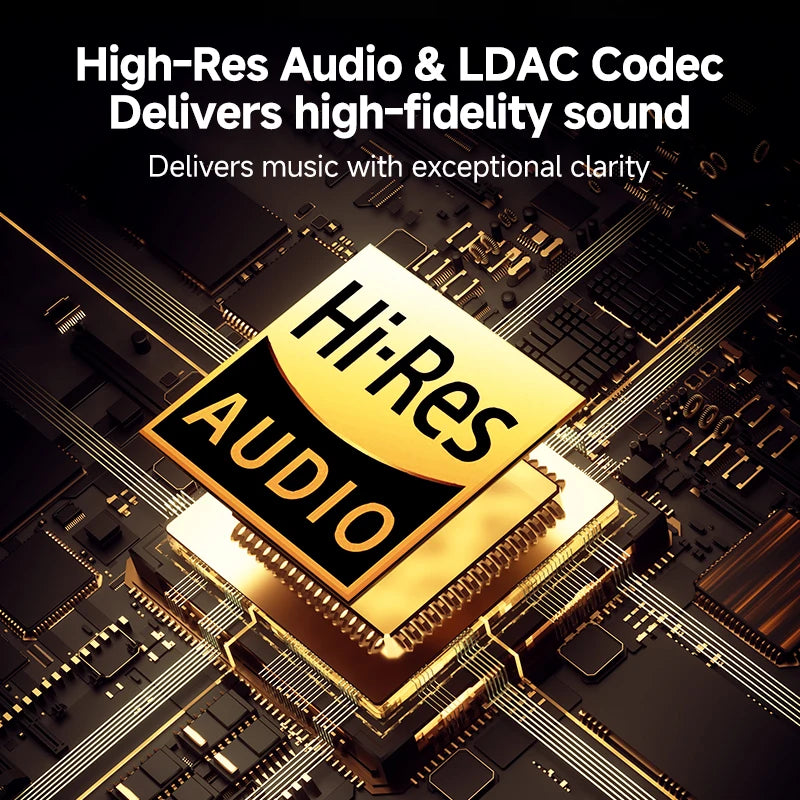 QCY H3 PRO Adaptive ANC Wireless Headphones Over Ear Headset 50dB with LDAC Hi-Res Wireless Audio Bluetooth 5.4 Dual Connection