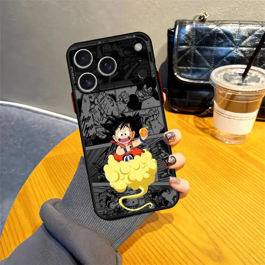 Funda Back Phone Cover Case for iPhone 17 Pro Max 11 X XS XR 16 Plus 14 7 8 SE 15 17P 16P 12 13 Mini Dragons Balls Cute