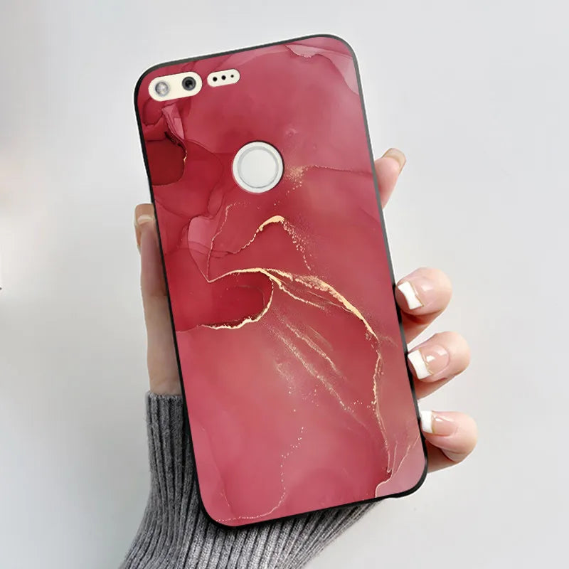 Luxury Cute Love Rabbit Cartoon Funny Case For Google Pixel XL Pixel1 1 XL Black Silicone Soft Phone Case Protective Back Cover