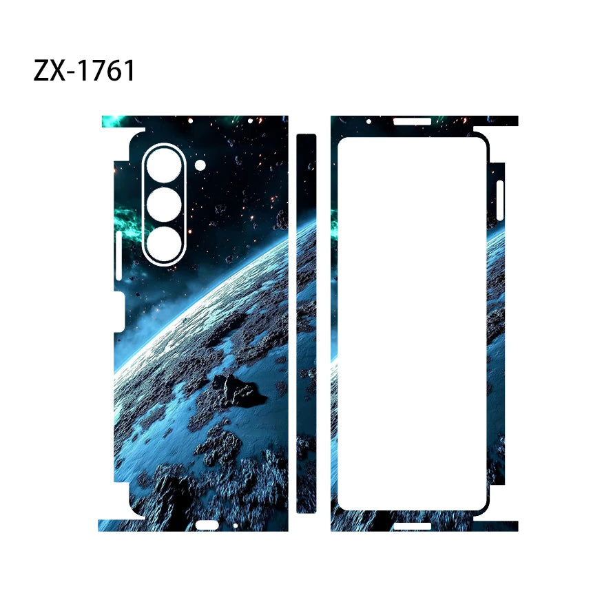 Skin Wrap For Galaxy Z Fold 6 Back Film Samsung Z Fold 7 Protective Decal Fold 4 Fold 3 Sticker Back Screen Protector