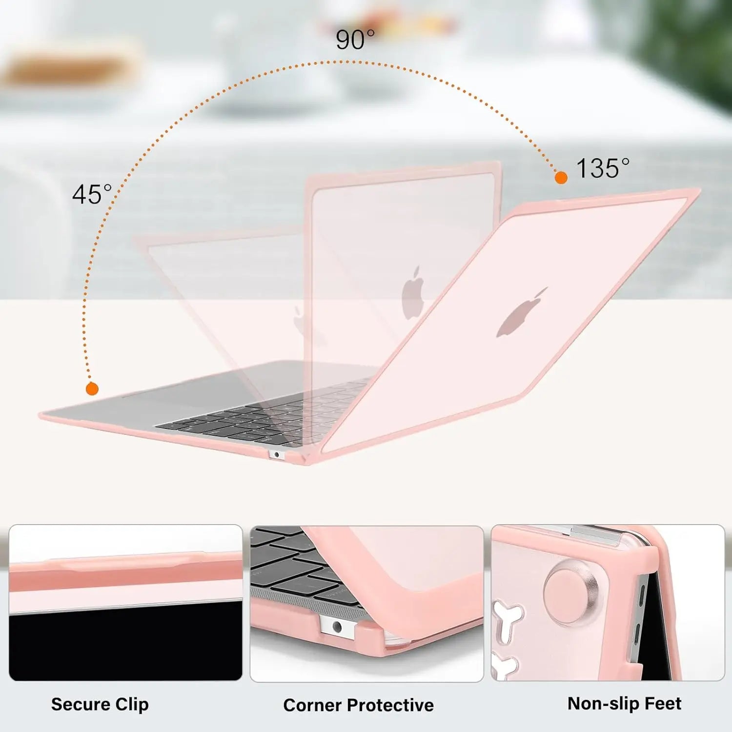 For 2025 M4 MacBook Air 13 15 inch Case A3240 A3113 A2337 A3241 for Pro 14 16 Case M1 M2 M3 M4 M5 Pro 13 A2338 A2251 Hard Shell