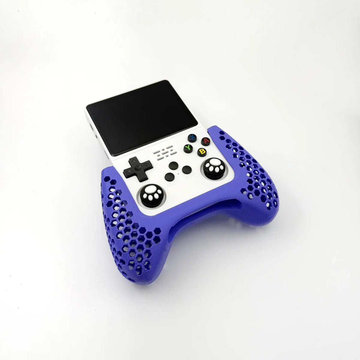 3D Printed Grip For R36S Console DIY Ergonomic Grip Handle R36 S Accessories Hollow Honeycomb Design More Comfortable Controller