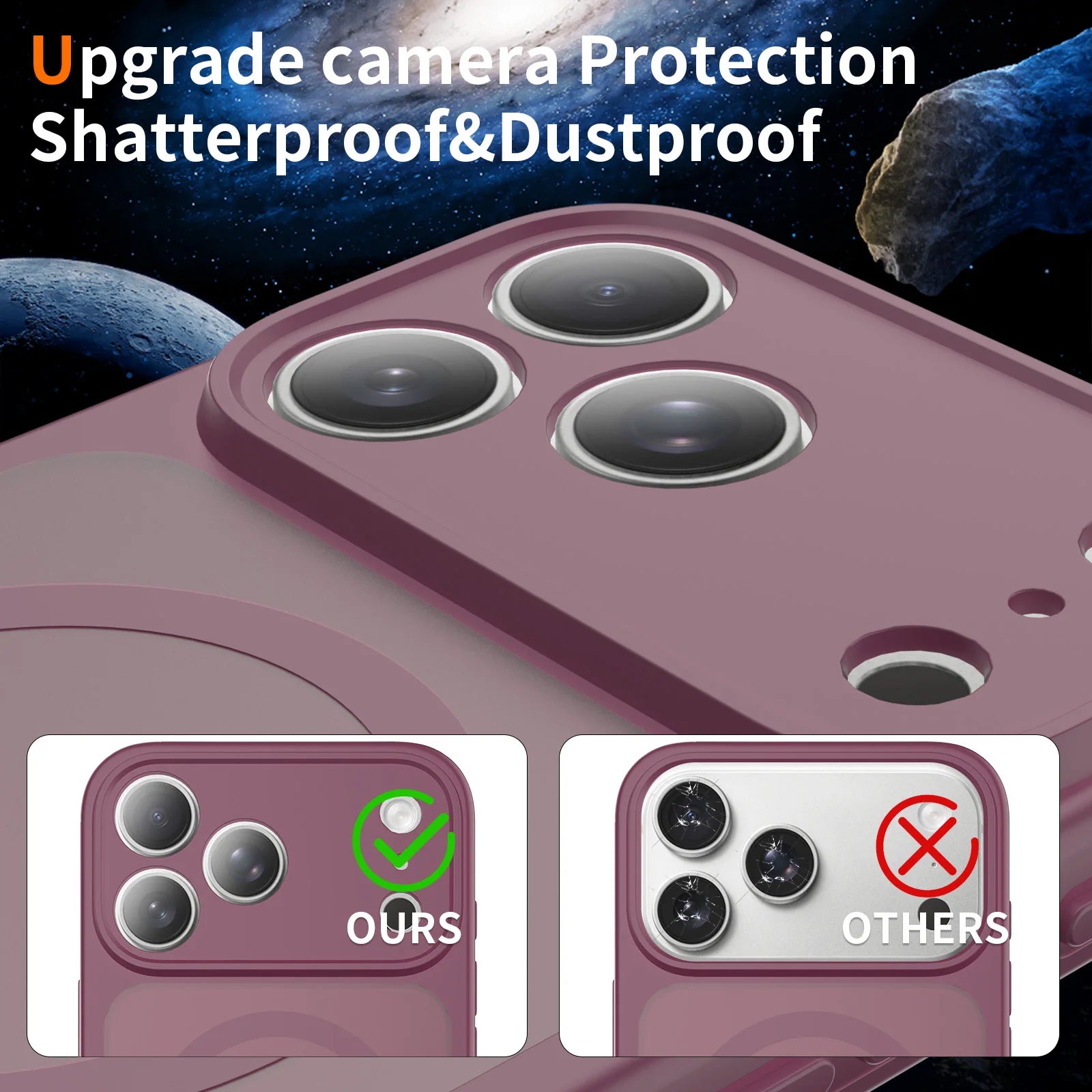 Frosted Matte Magnetic Phone Case for Iphone 17 18 Pro Max Iphone17 Iphone18 Shockproof Protection Cover Funda
