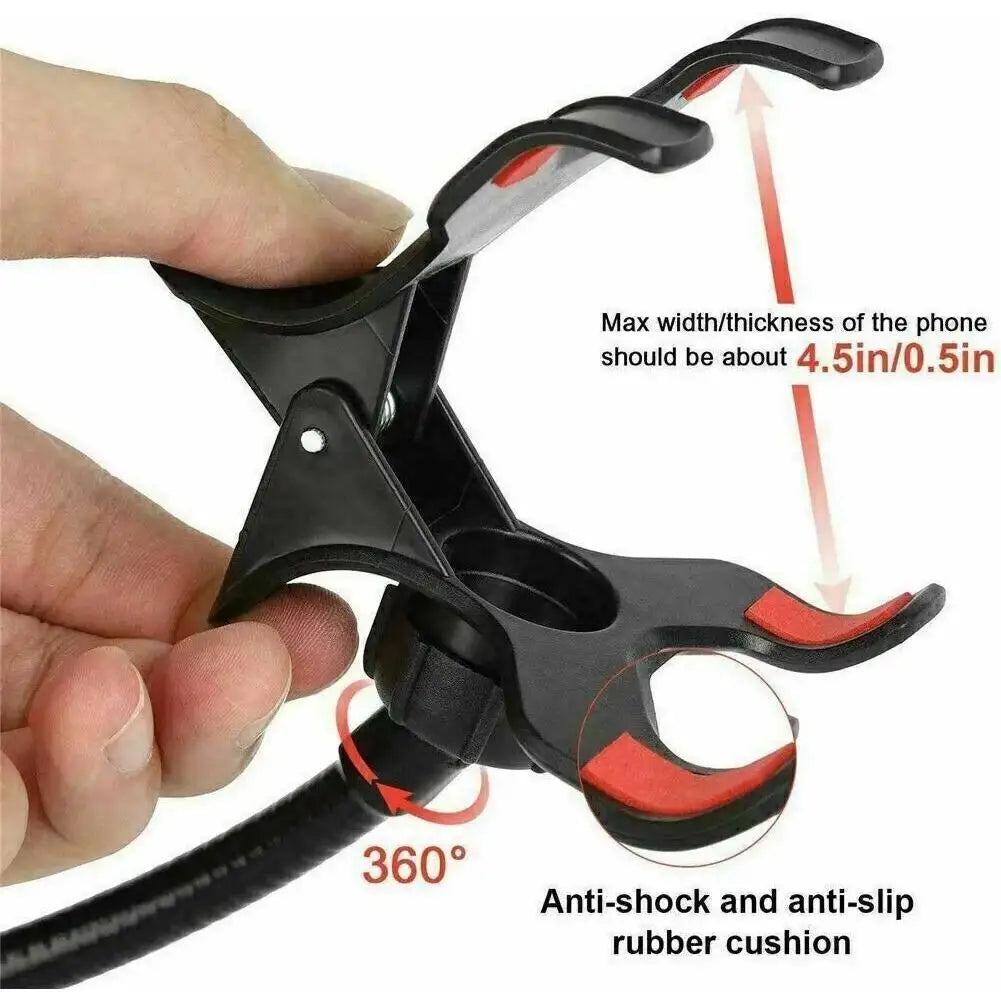 Phone Holder Gooseneck Flexible Arm Lazy Rotatable Bedside Cellphone Stand Mount Household Support Bracket Smartphone Holder