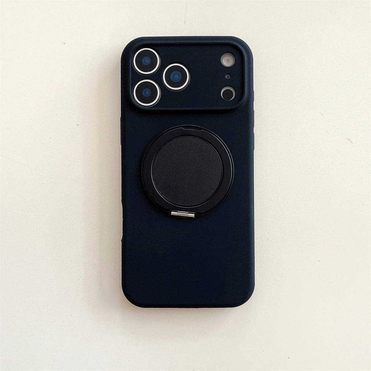 360 Rotate Bracket for Magsafe Magnetic Phone Case for IPhone 17 Air 16 15 14  Pro Max Stand Silicone Soft Protective Cover