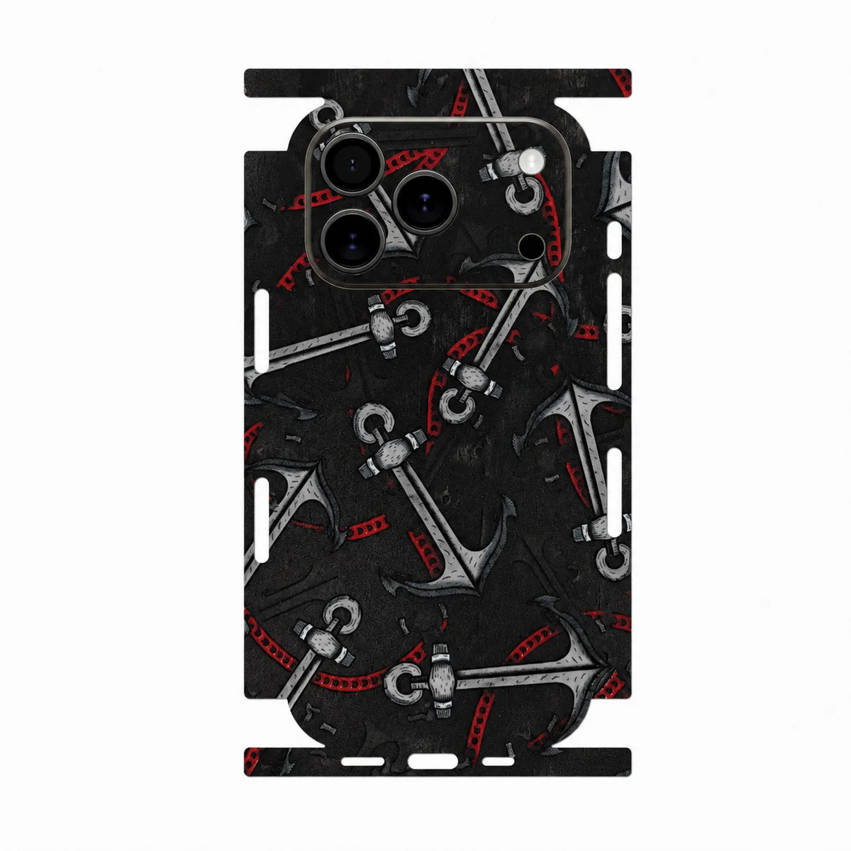 Full Wrap Faux Leather Back Skin for iPhone 17 16 15 14 13 Pro Max Anti Scratch Rear Protective Film Sticker