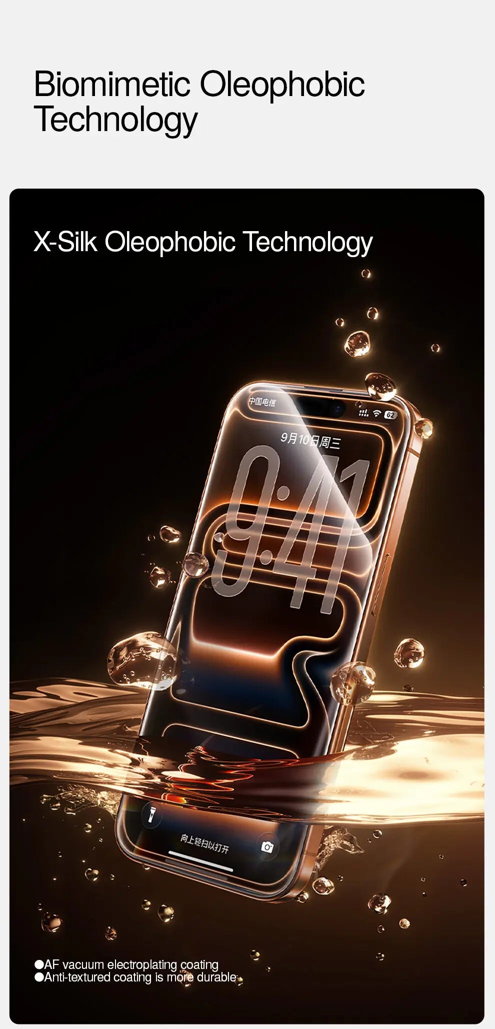 SmartDevil AR Anti-Reflection Tempered Glass Film for iPhone 17 Pro Max 16 Pro 15 14 Clear Corning Screen Protector Anti-scratch
