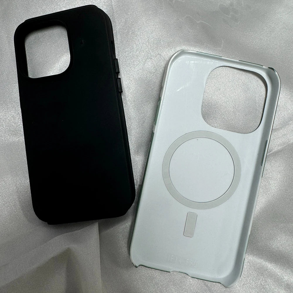Luxury Clmj Y2K Small Polka Dots Phone Case for iPhone 17 16 15 14 13 12 11 Pro Max Plus Air Magnetic Double-layer Back Cover