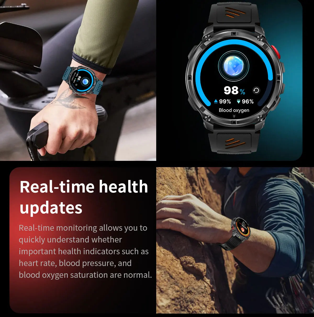 2026 New T-Rex3 Pro GPS Sports 1100mAh Smartwatch Men 120-Day Standby Clock Rugged Outdoor Sport 10ATM Waterproof Call Watches